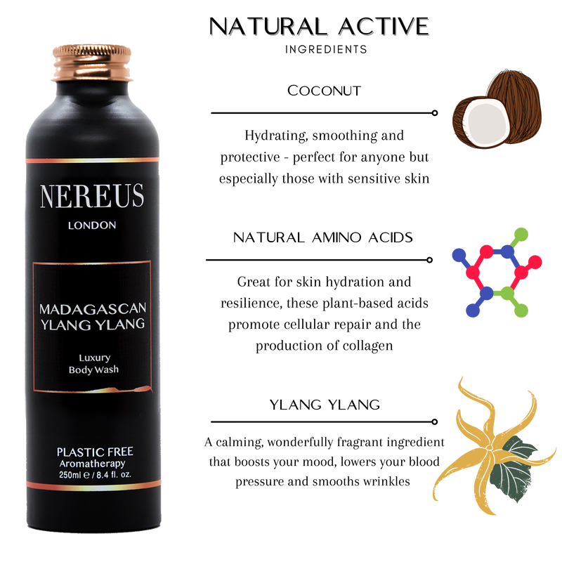 Natural Haircare set + Free Calming Luxury Body Wash - Nereus London
