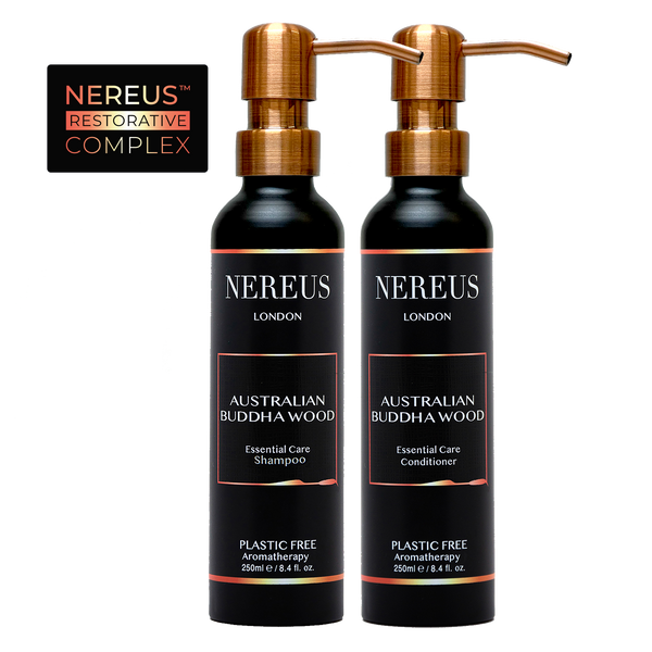 Detoxifying Shampoo & Hydrating Conditioner Natural Haircare Duo - Nereus London